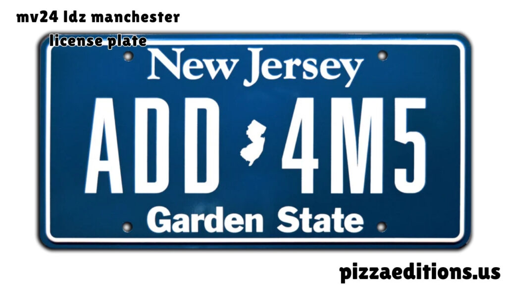 mv24 ldz manchester license plate