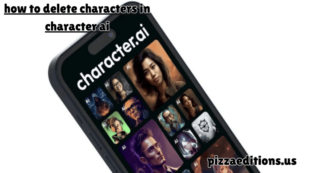 how to delete characters in character ai